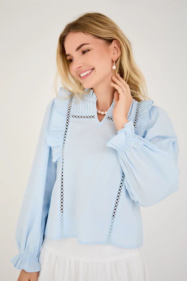 A-VIEW Agnete Blouse Light Blue