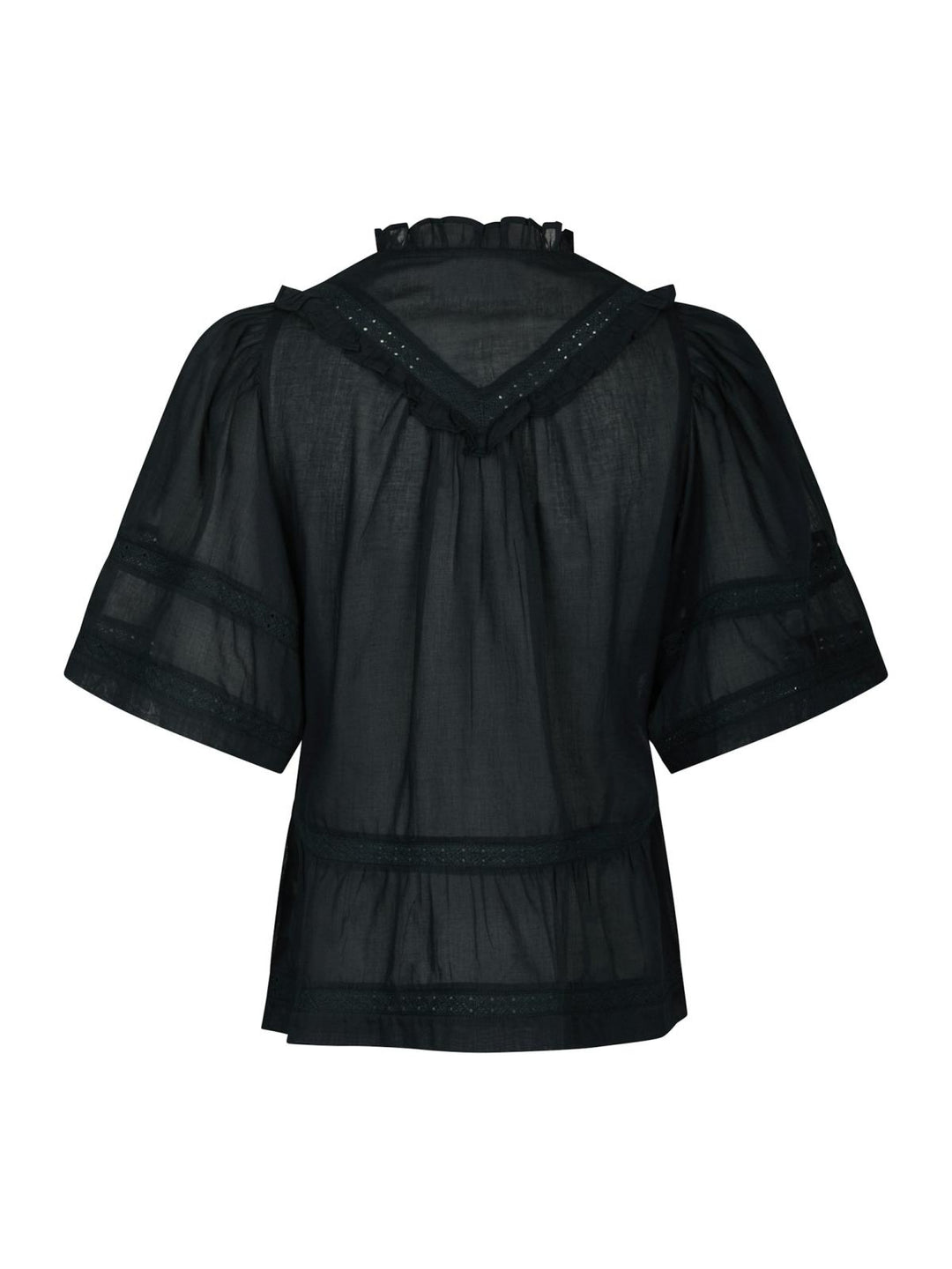 NEO NOIR Evienne S Voile Top Navy