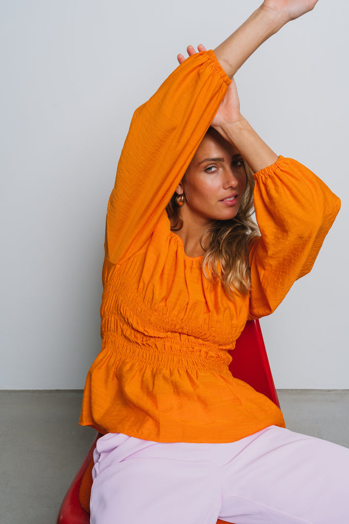 A-VIEW Orange Sille Blouse