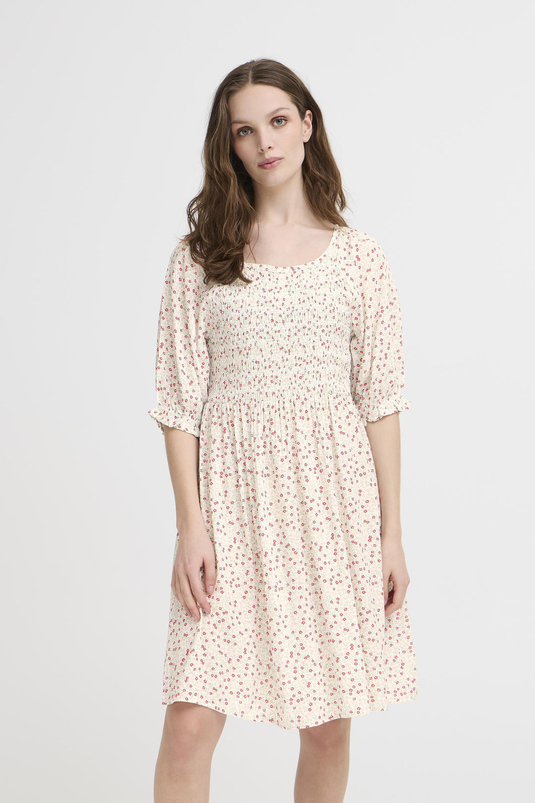 ICHI IHvera DR40 Pink Flower Aop