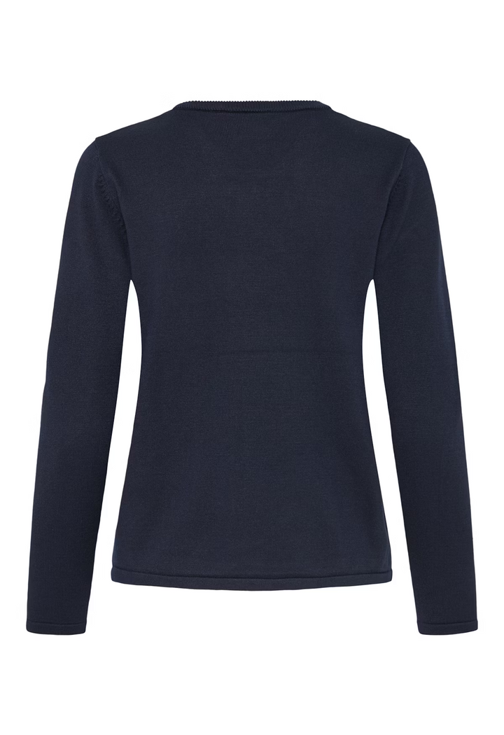 ICHI IHLULS O-NECK LS TOTAL ECLIPSE