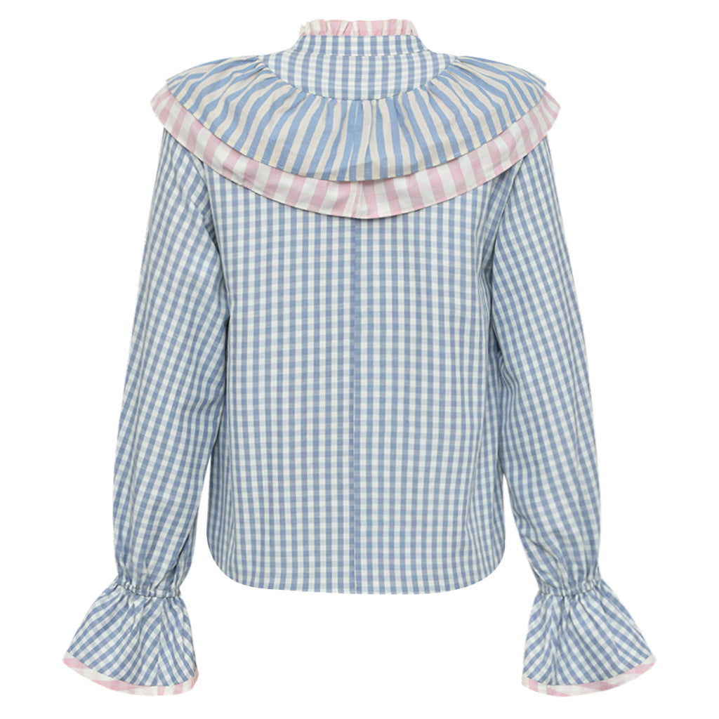 GOSSIA JoelleGO Shirt Blue/Pink Mix