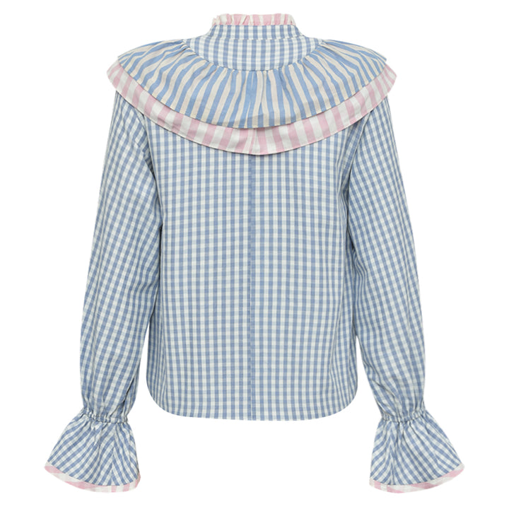 GOSSIA JoelleGO Shirt Blue/Pink Mix