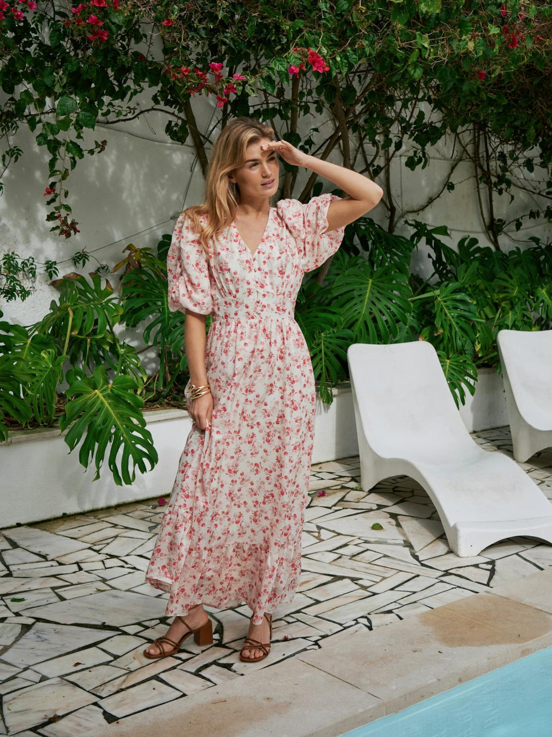 NEO NOIR Rilana Pretty Flower Dress Red