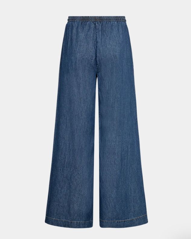 FREEQUENT FQLisea-Pant Medium Blue Denim