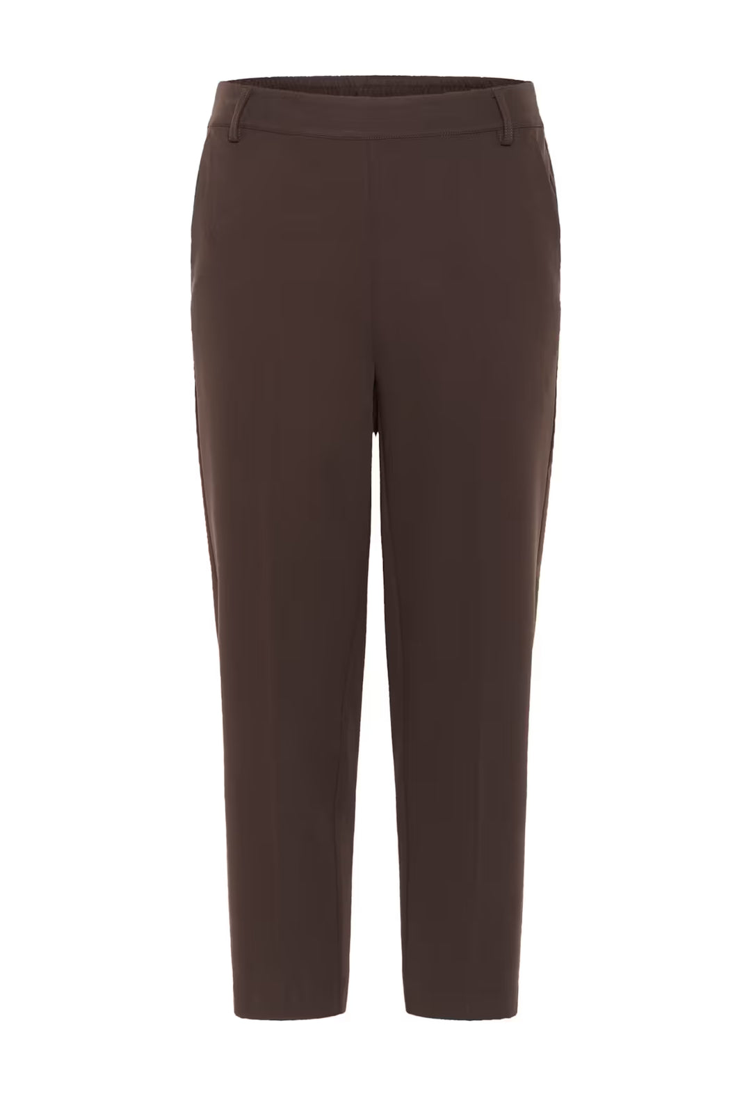 KAFFE KAsakura HW Cropped Pants Black Coffee