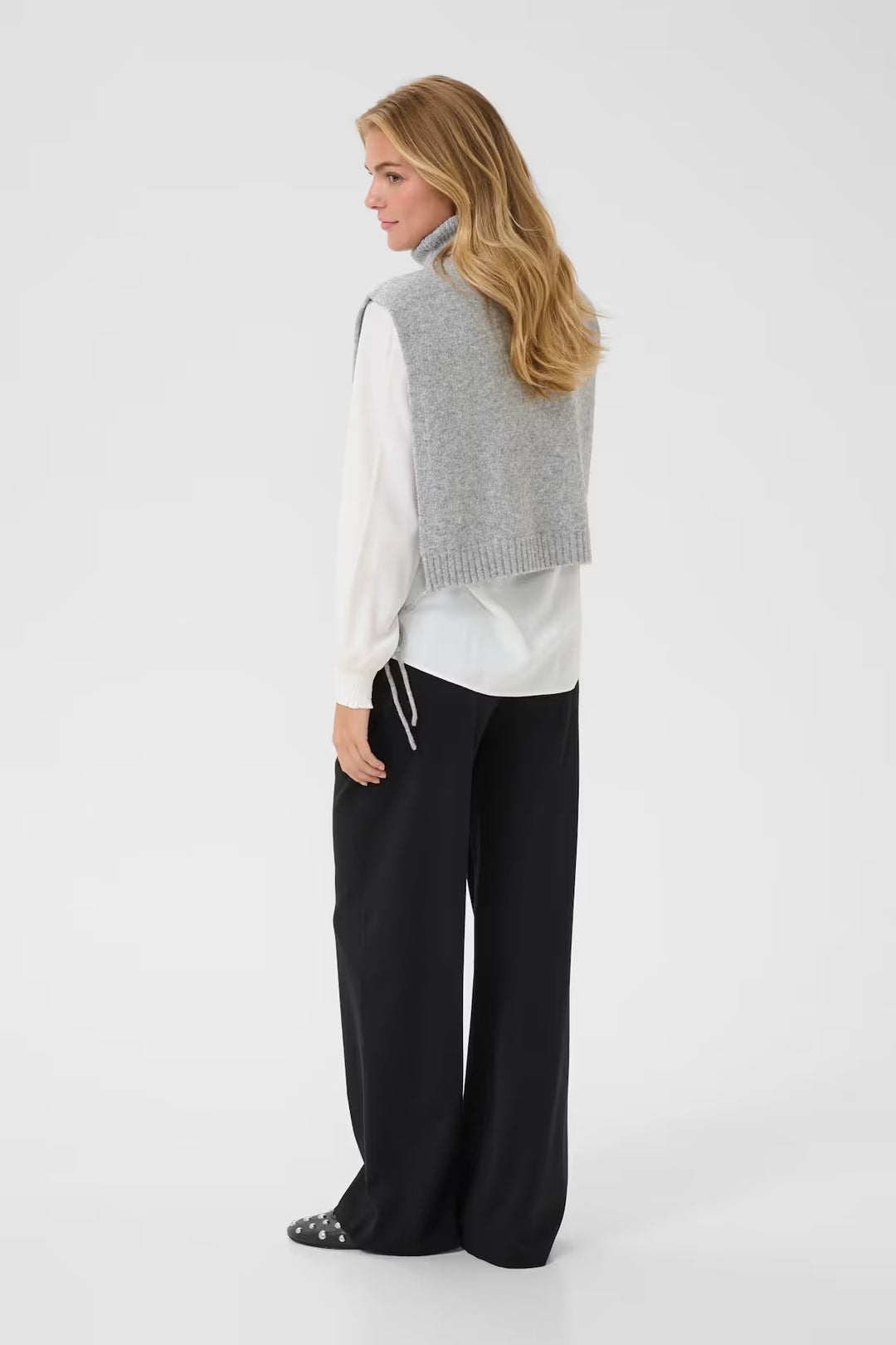 CREAM CRFrina Knit Slipover Grey Melange