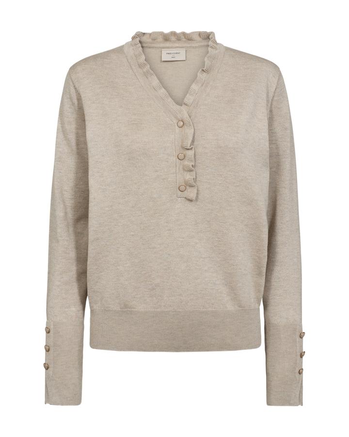 FREEQUENT FQkatie-Pullover Moonbeam Melange