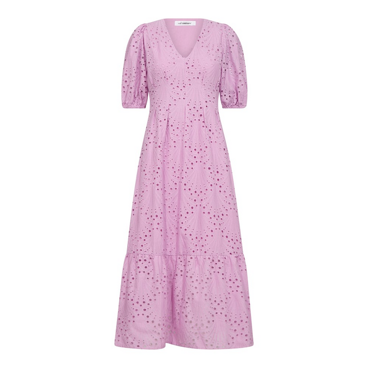 CO´COUTURE NayaCC Anglaise Pleat Dress Orchid