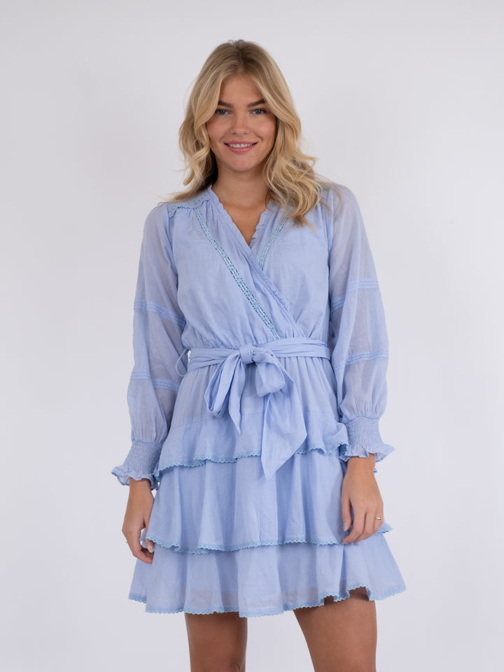 NEO NOIR Ada S Voile Dress Light Blue