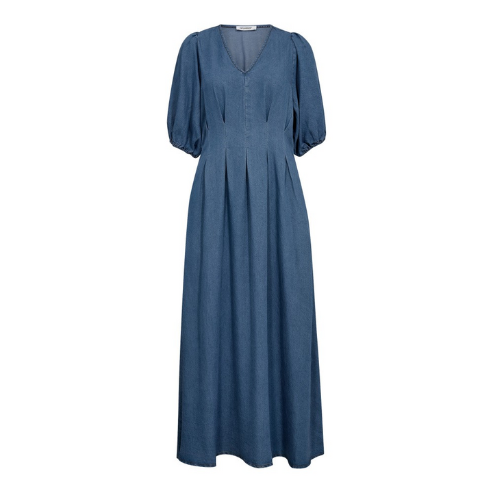CO´COUTURE DenimCC Pleat Dress Denim Blue