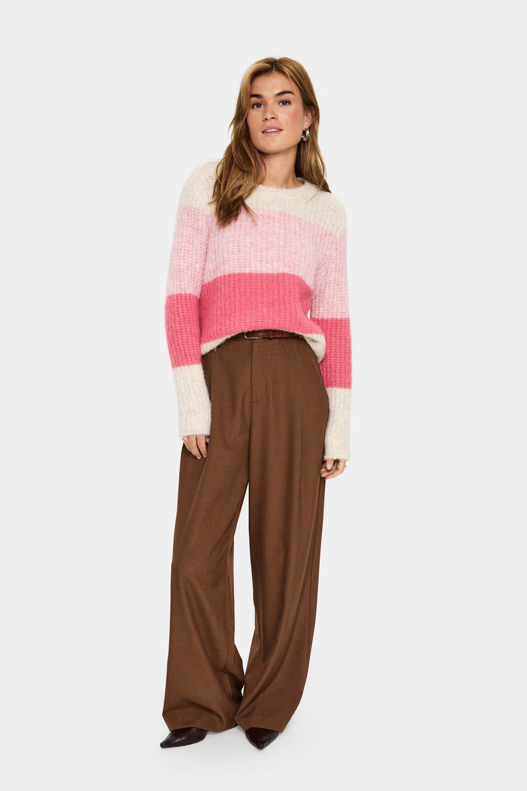 SAINT TROPEZ MandySZ Pullover Wild Rose Melange