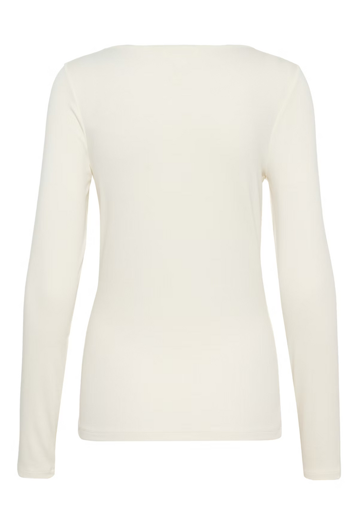 SOAKED IN LUXURY SLNaida V-neck Tee Broken White