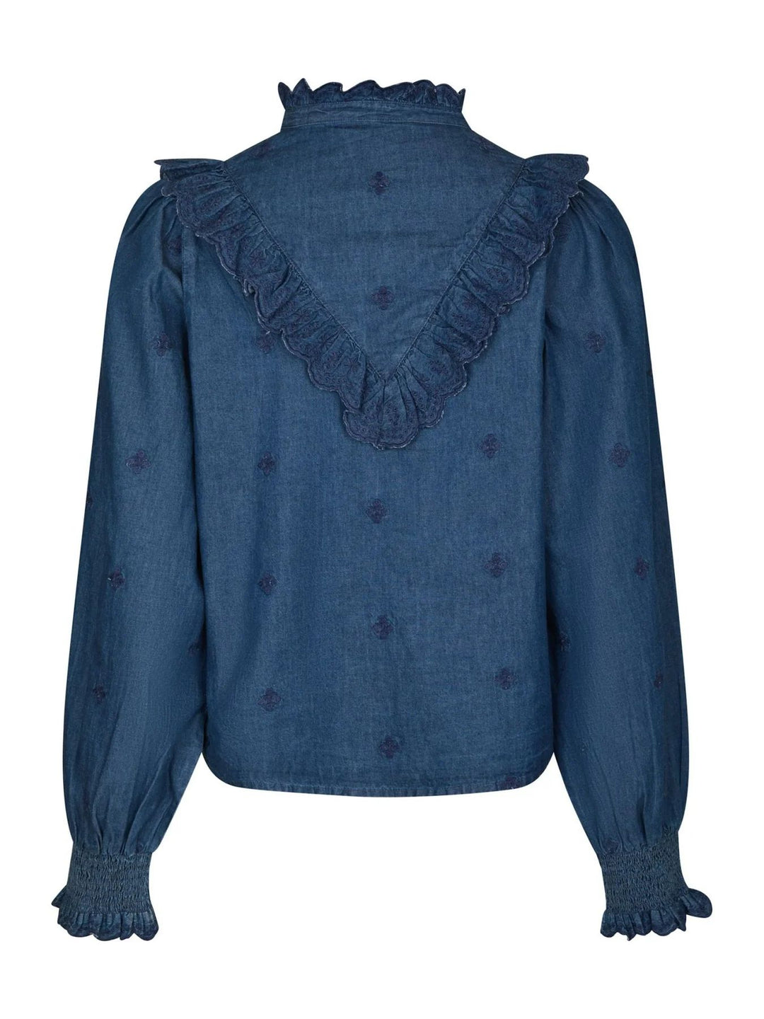 NEO NOIR Degas Denim Blouse Blue