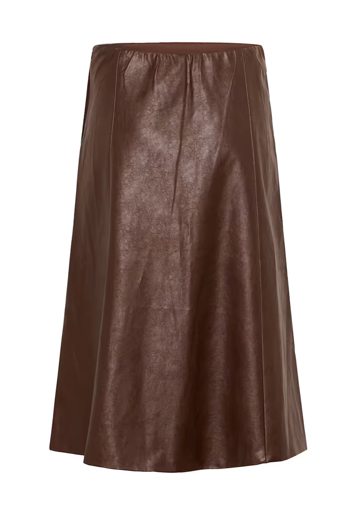 CREAM CRPaloma Skirt Brown Washed