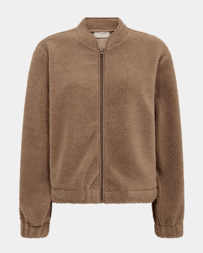 FREEQUENT FQTeddy-Jacket Brown
