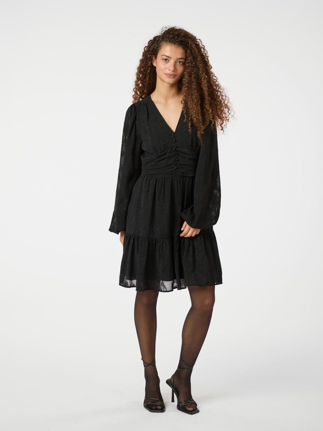 NEO NOIR Rihana Burnout Dress Black