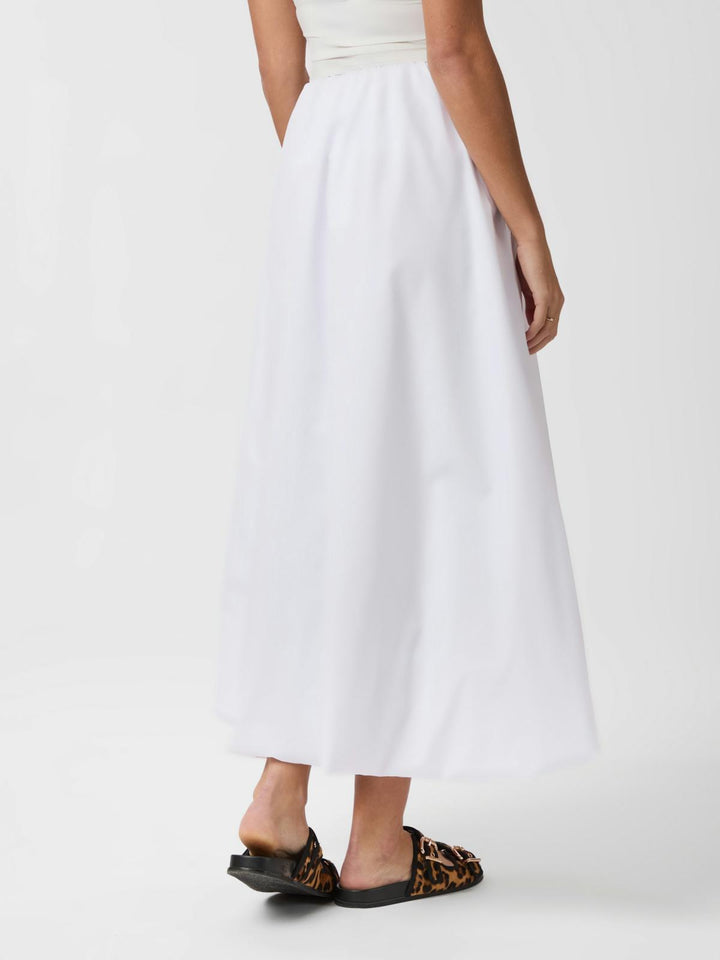 NEO NOIR Ober Long Balloon Skirt White