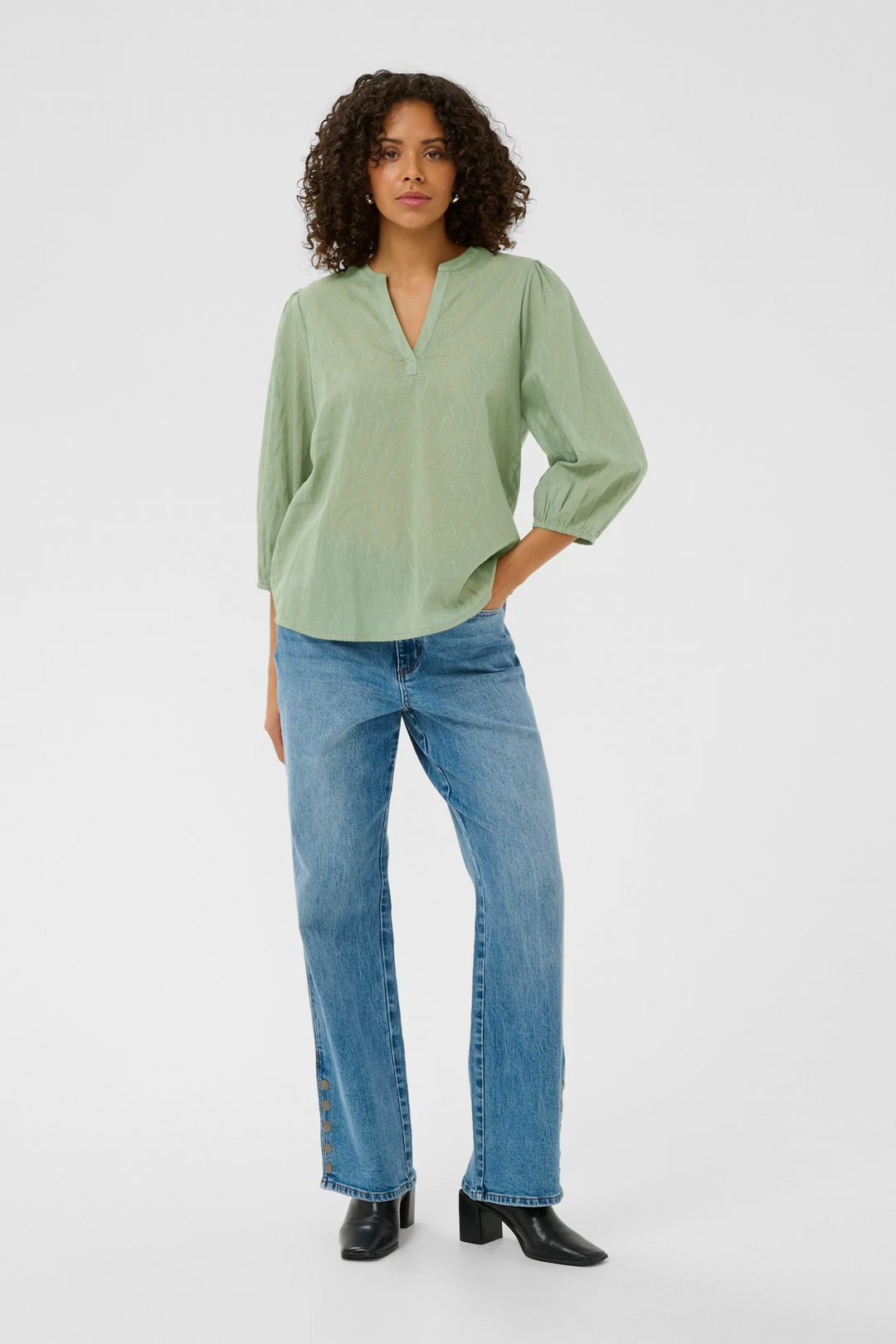 KAFFE KAgabriela Blouse Sea Spray