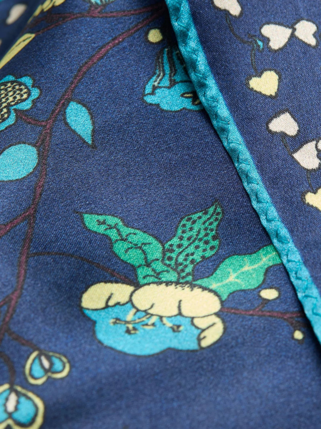 BECKSÖNDERGAARD Fairygard Diamond Scarf Navy Blazer