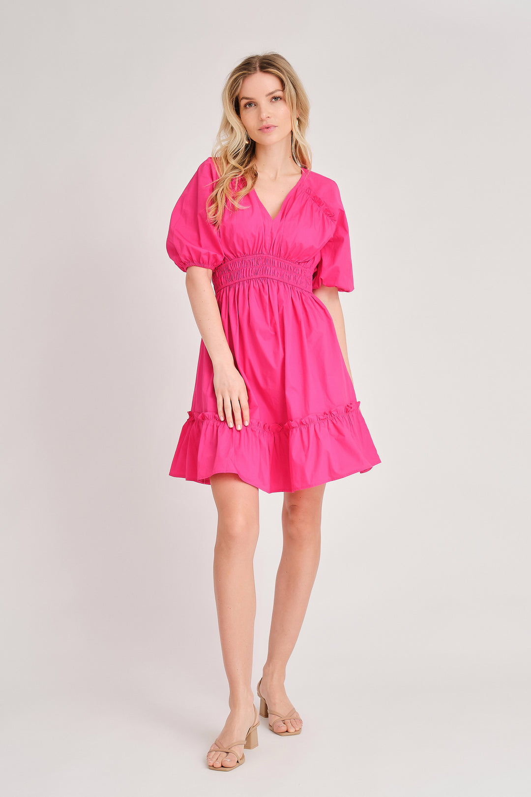 A-VIEW Josa Dress Hot Pink