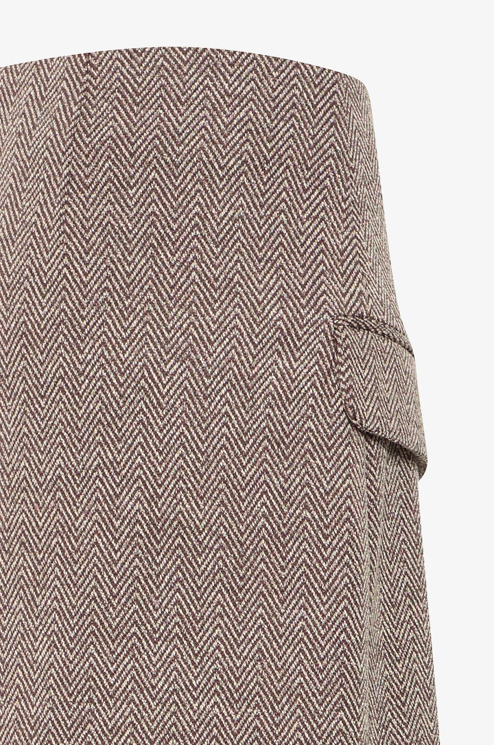ICHI IHkate Jacquard SK5 Brown