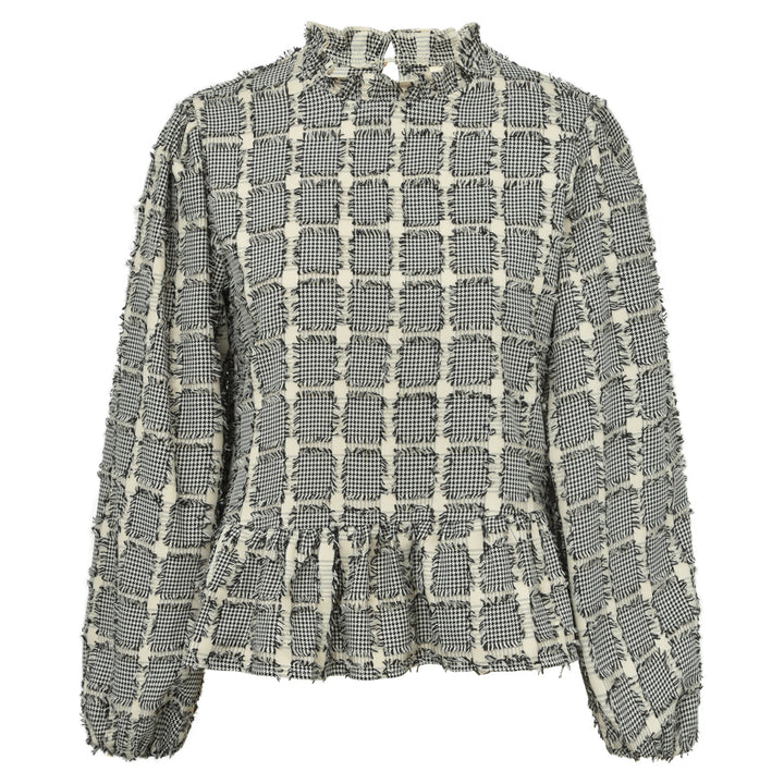 GOSSIA VibsGO Blouse Creme Black Checks