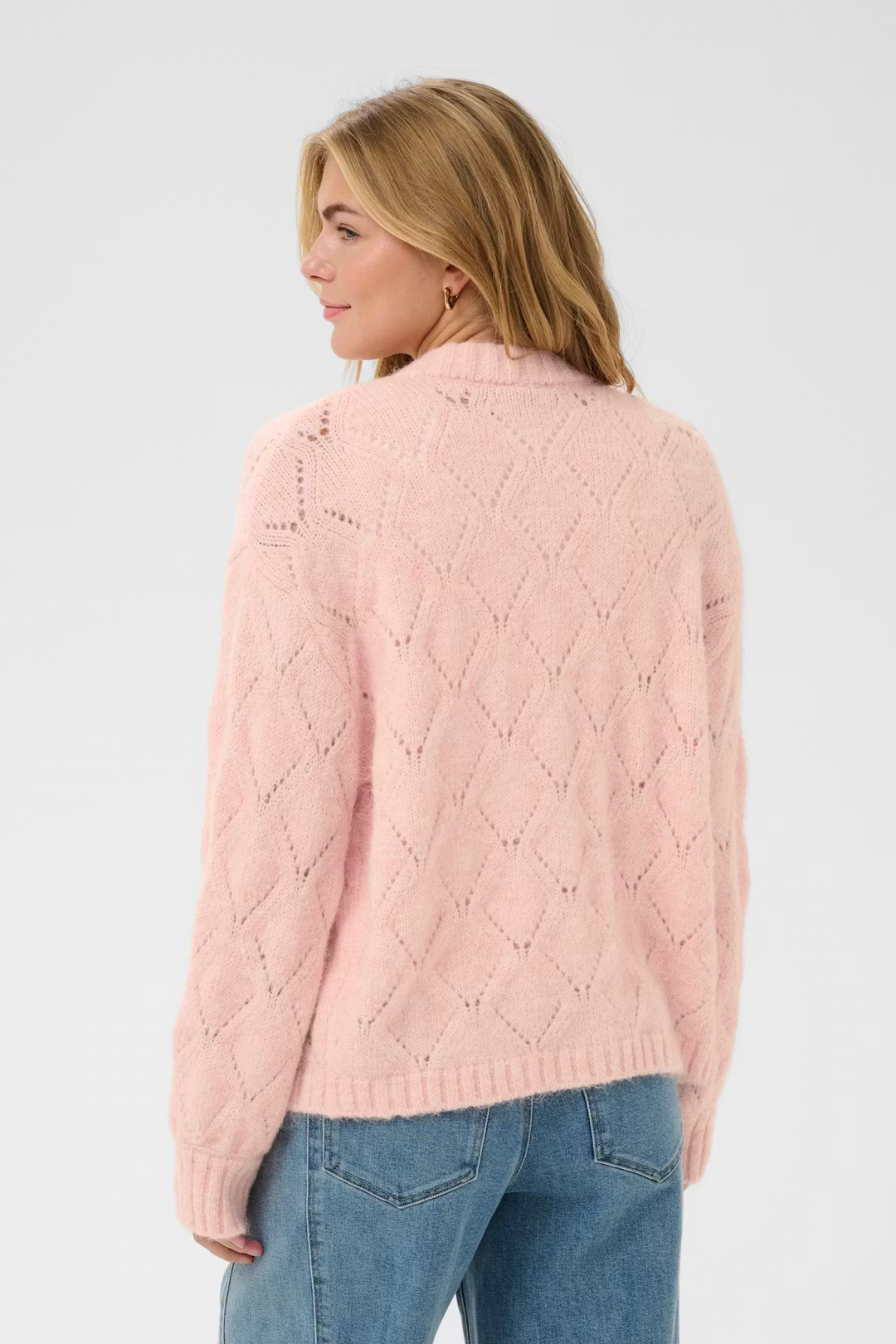 SAINT TROPEZ PavaaniSZ Cardigan Chalk Pink