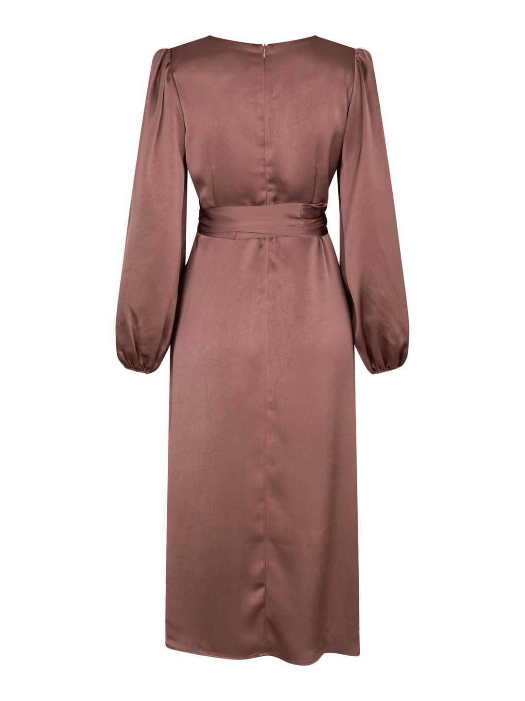 NEO NOIR Rimini Heavy Sateen Dress Dark Rose