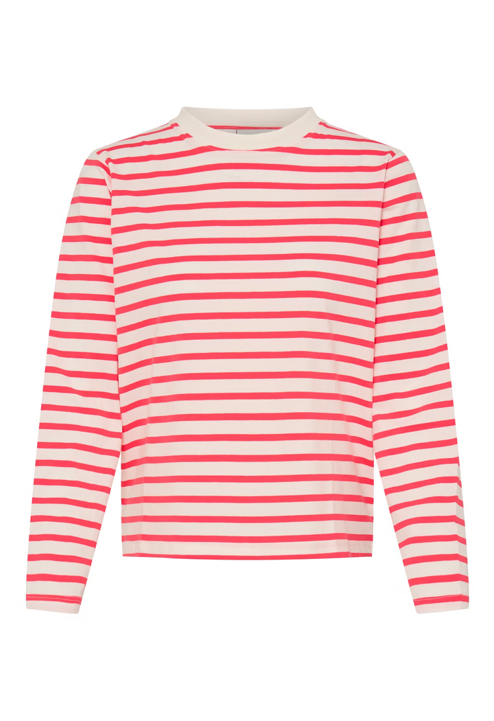 ICHI IHmira Loose LS Teaberry/Cloude Dancer