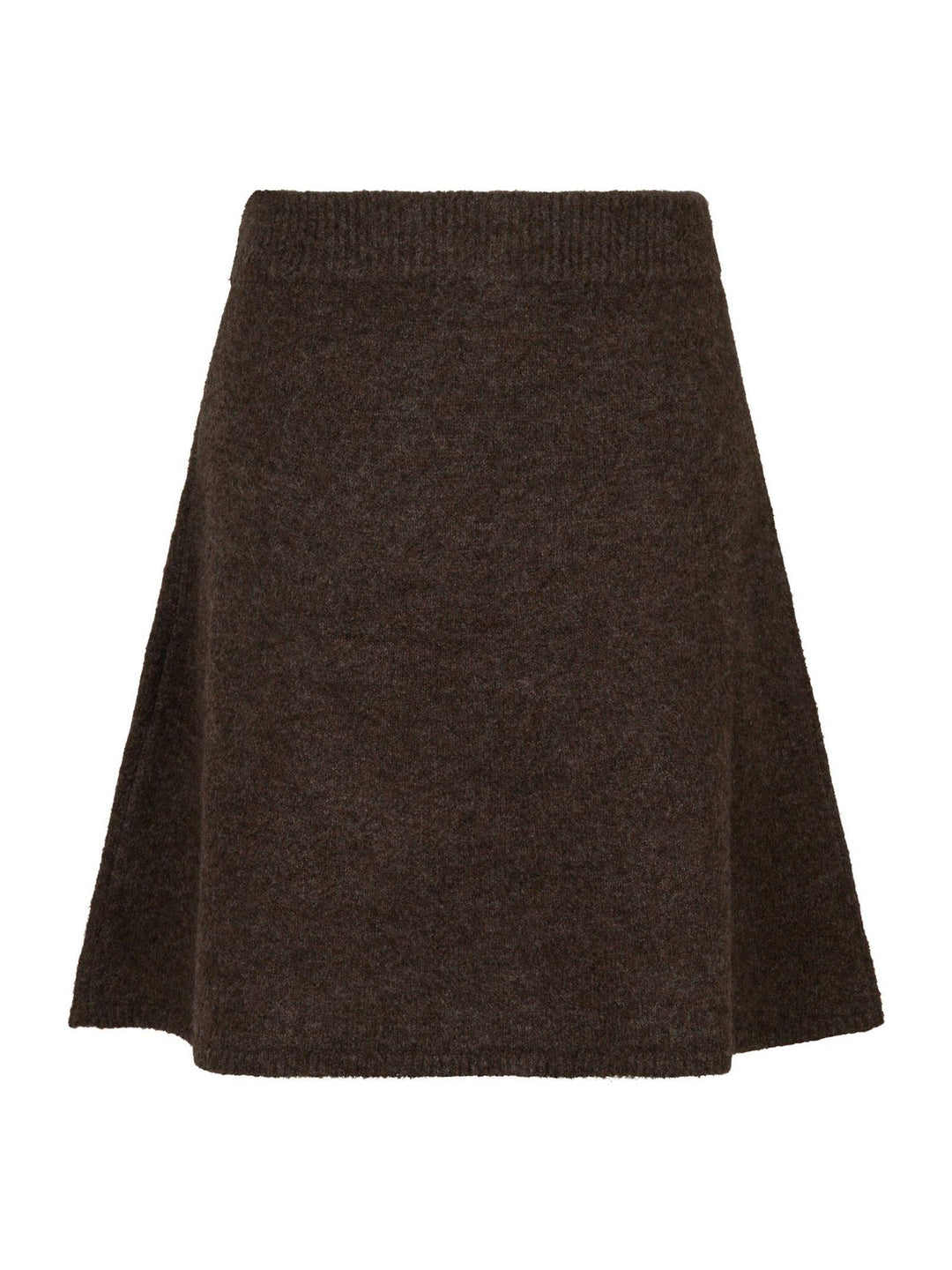 NEO NOIR Gisa Knit Skirt Dark Brown