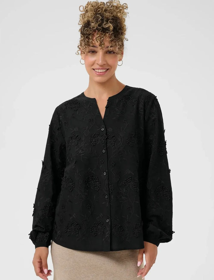 CREAM CRHilda Shirt Pitch Black