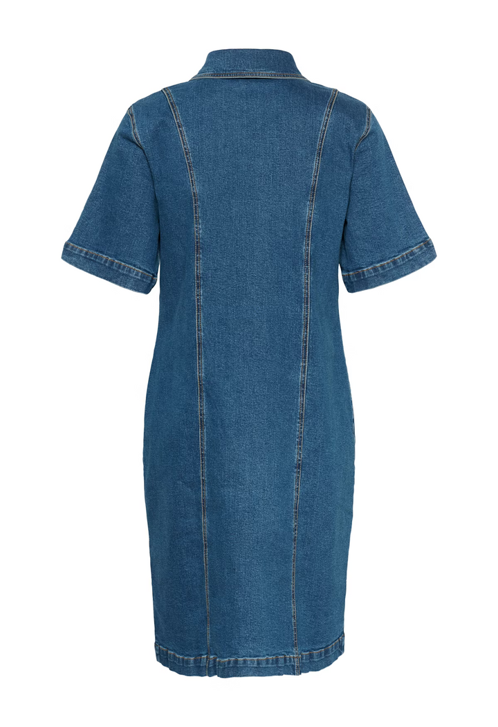 KAFFE KAlena Denim Dress Medium Blue Denim