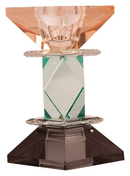 C’EST BON Crystal Holder, Grey, Light Mint, Peach
