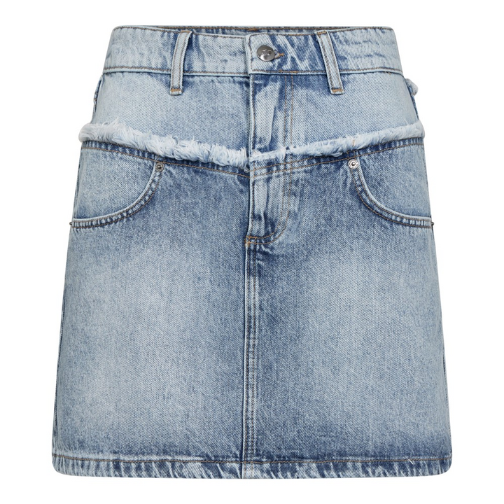 CO´COUTURE BowieCC Block Skirt Fade Denim
