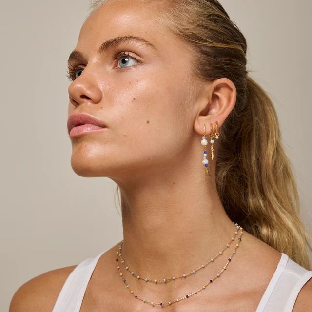 ENAMEL COPENHAGEN Belle Hoops Pearl