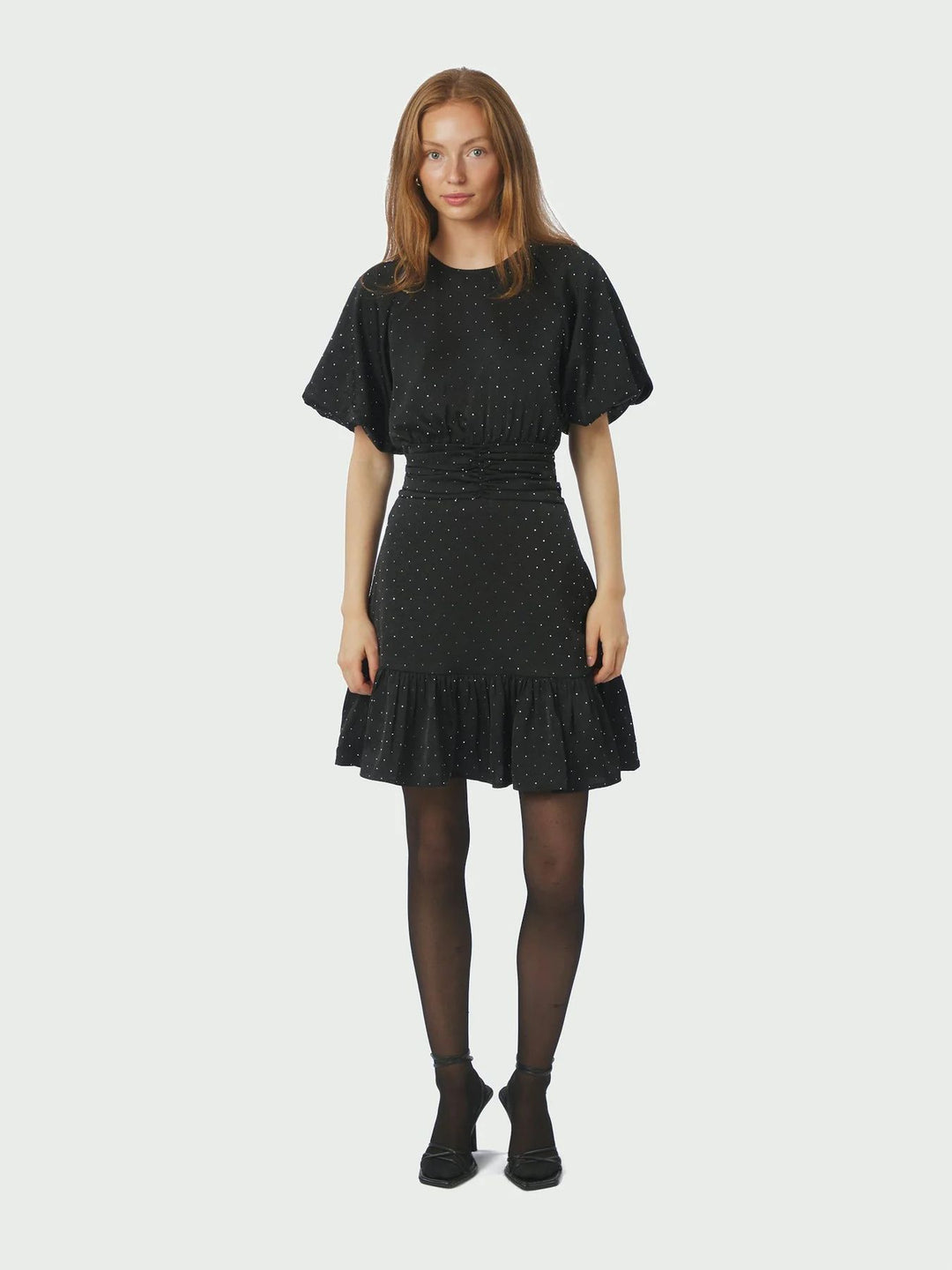 NEO NOIR Sulli Bedazzled Dress Black