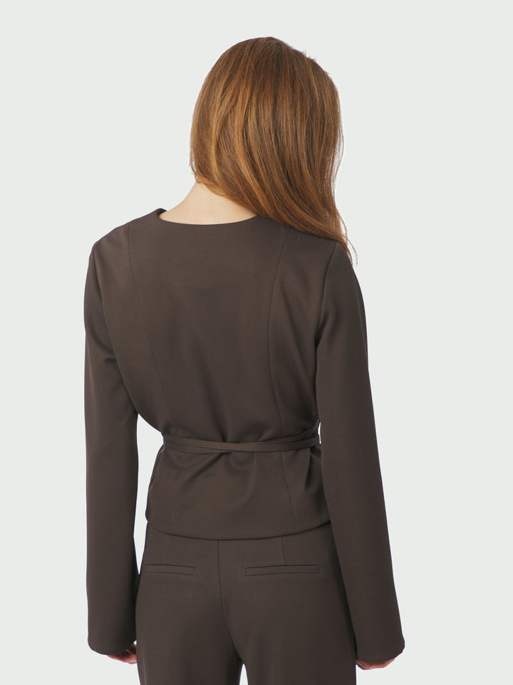 NEO NOIR Simmi Blouse Dark Brown