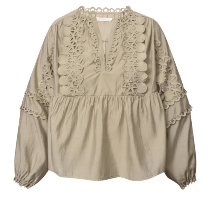 GOSSIA KaiaGO Lace Blouse Sand