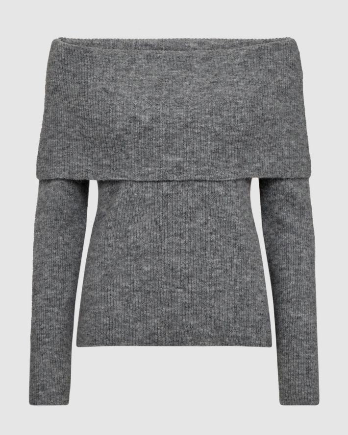 COPENHAGEN MUSE CMIbra Pullover Med. Grey Melange