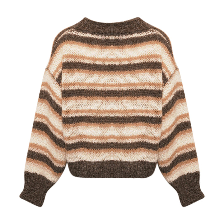 NOELLA Keeva Knit Brown Stripe