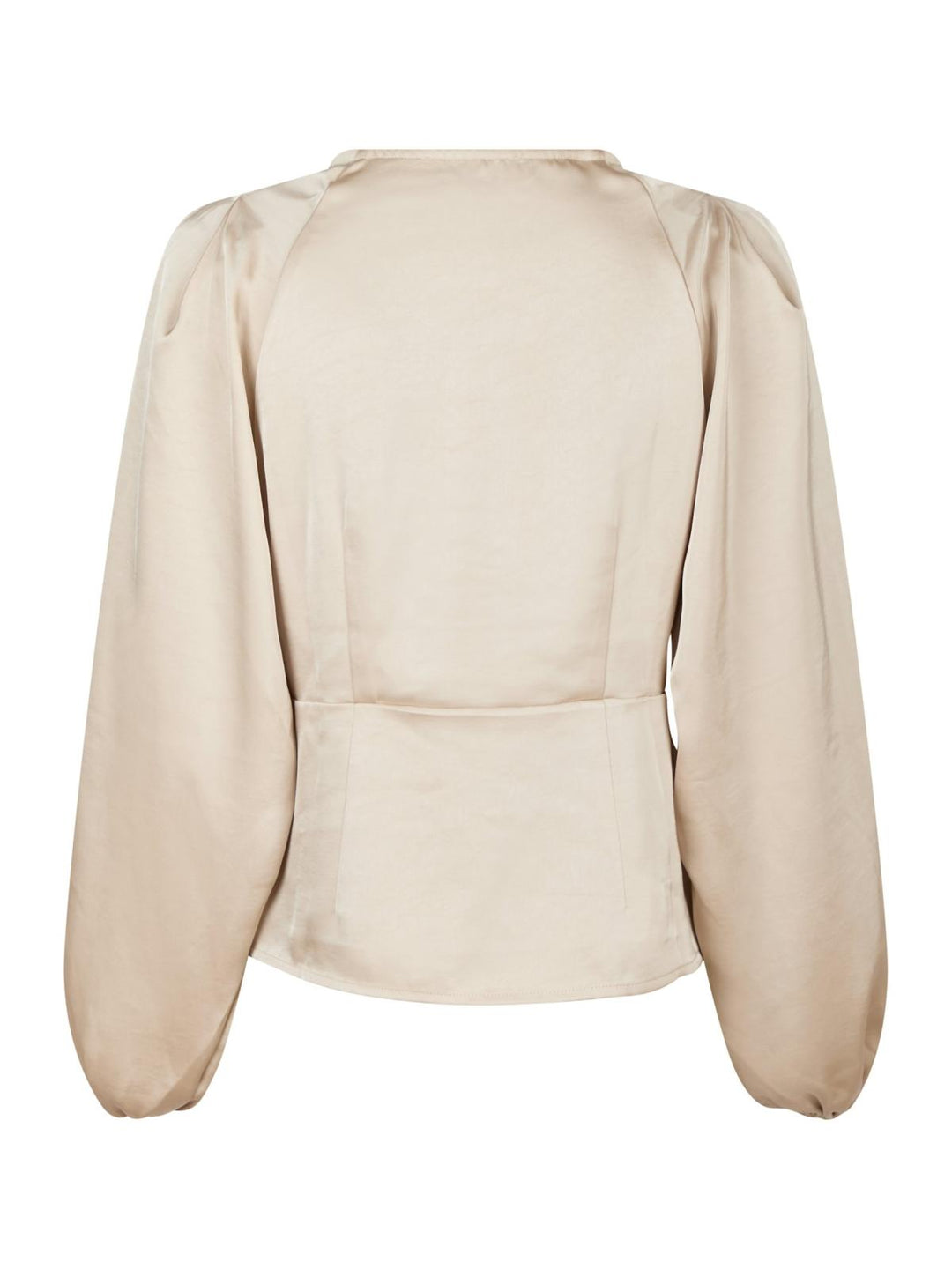 NEO NOIR Istana Heavy Sateen Blouse Champagne