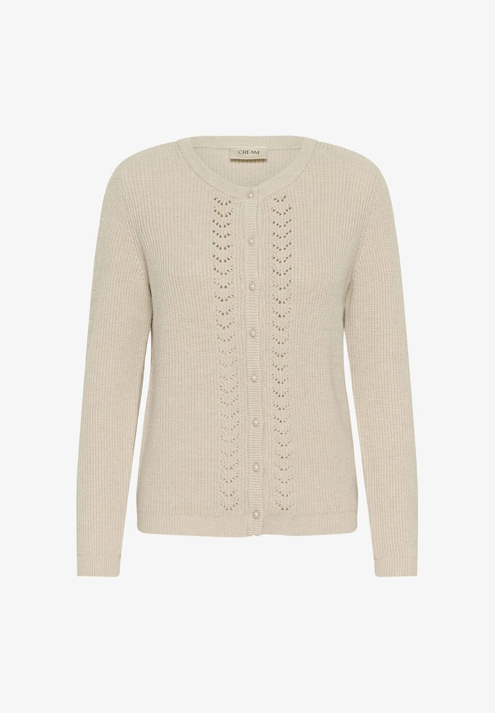 CREAM CRDela cardigan Ancient Scroll Melange