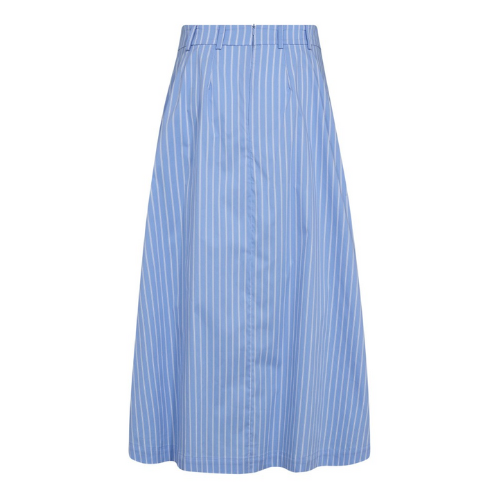 CO´COUTURE MicaCC Stripe Pleat Skirt Pale Blue