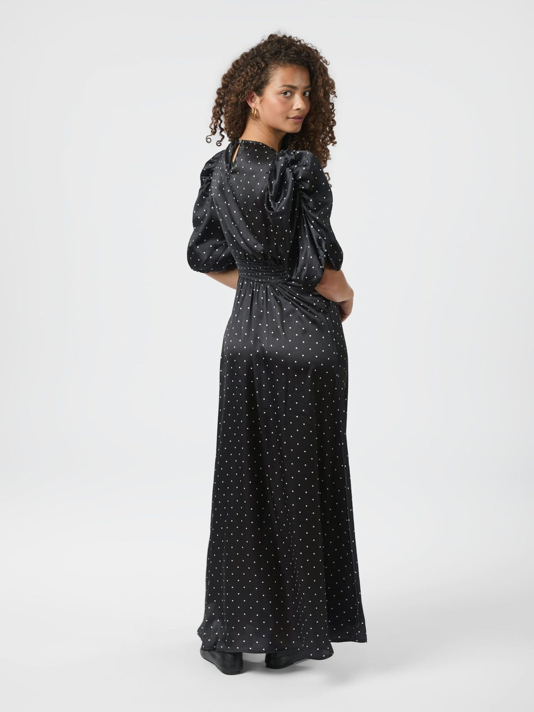 NEO NOIR Kikka Dot Dress Black