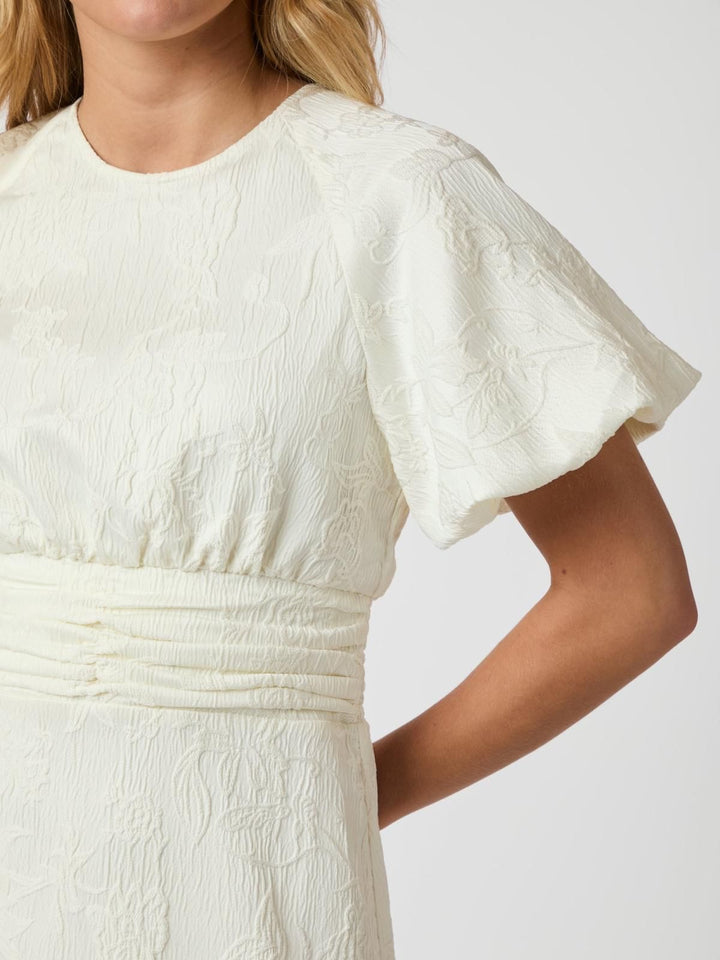 NEO NOIR Sulli Jacquard Dress Creme