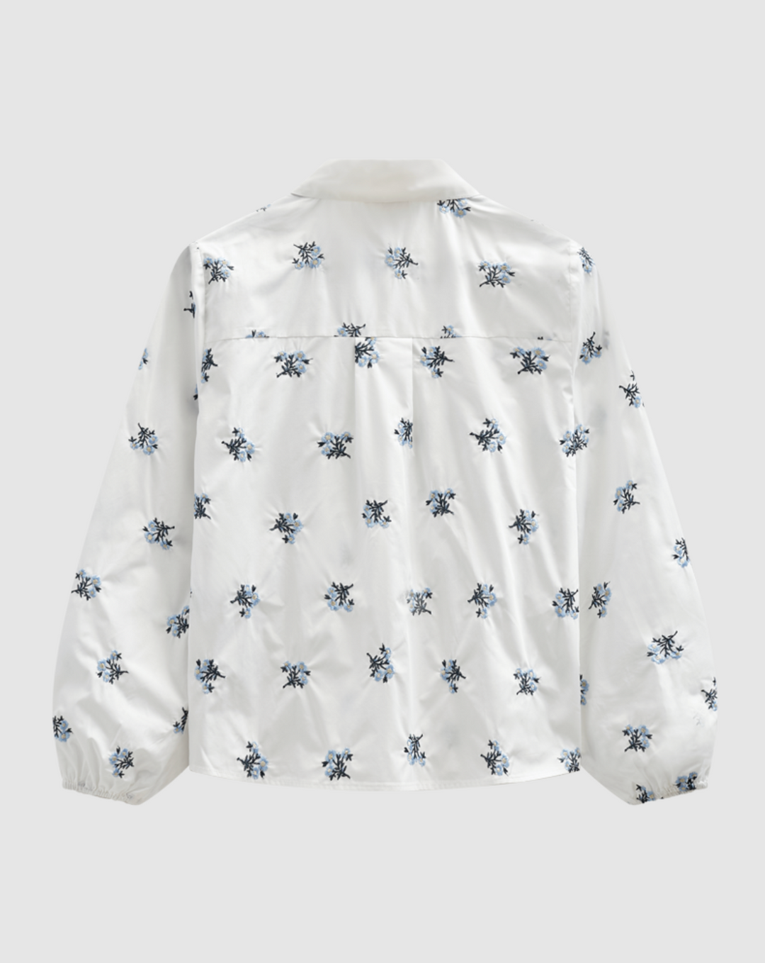 FREEQUENT FQLeila-Blouse Star Off-White w. Vista Blue