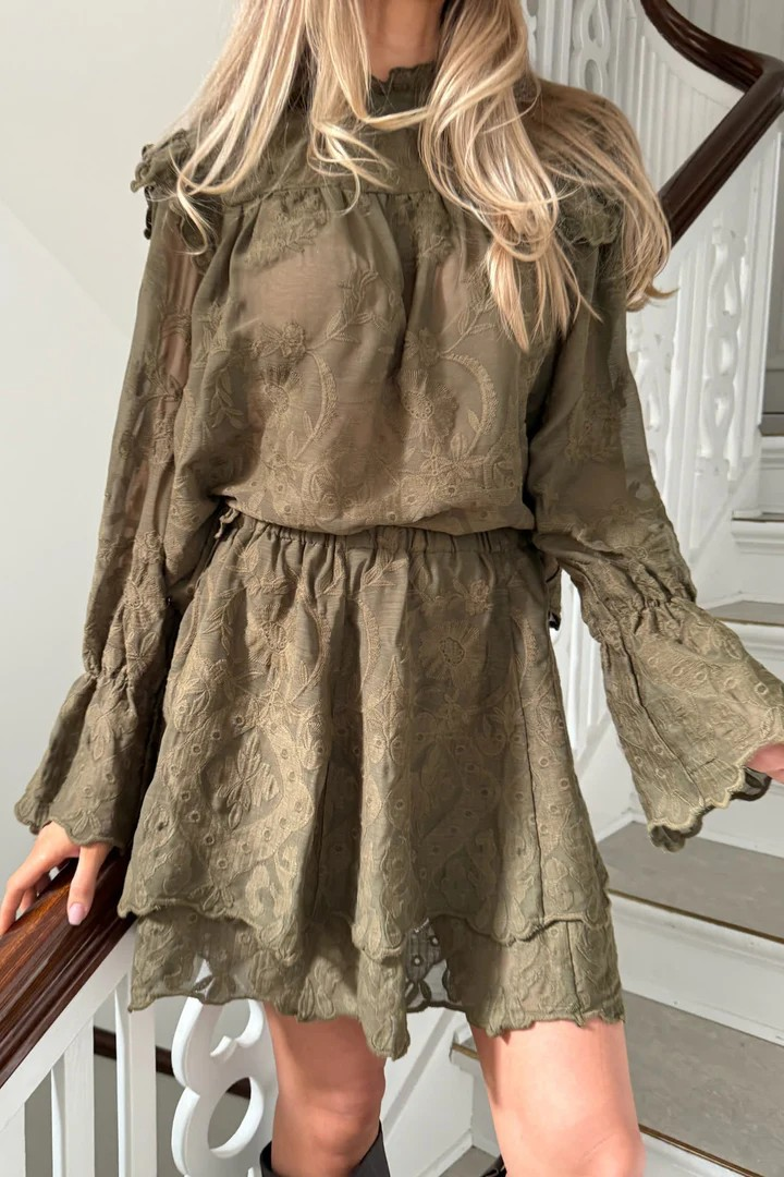 BYIC EllinorIC Lace Shirt Vintage Olive