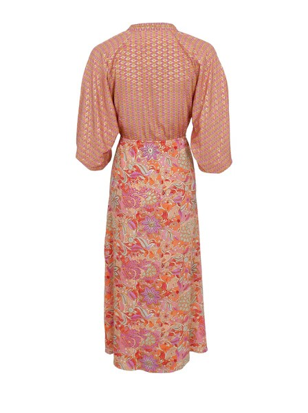 BLACK COLOUR BCLuna Raglan Dress Pacifique Orange Mix