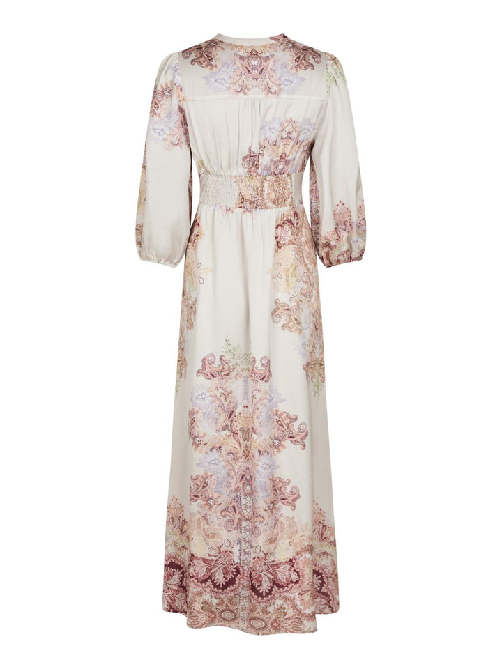 NEO NOIR Stellar Artist Paisley Dress Ivory